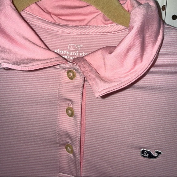 Vineyard Vines Pink Fitted Button Down Shirt - Picture 4 of 7